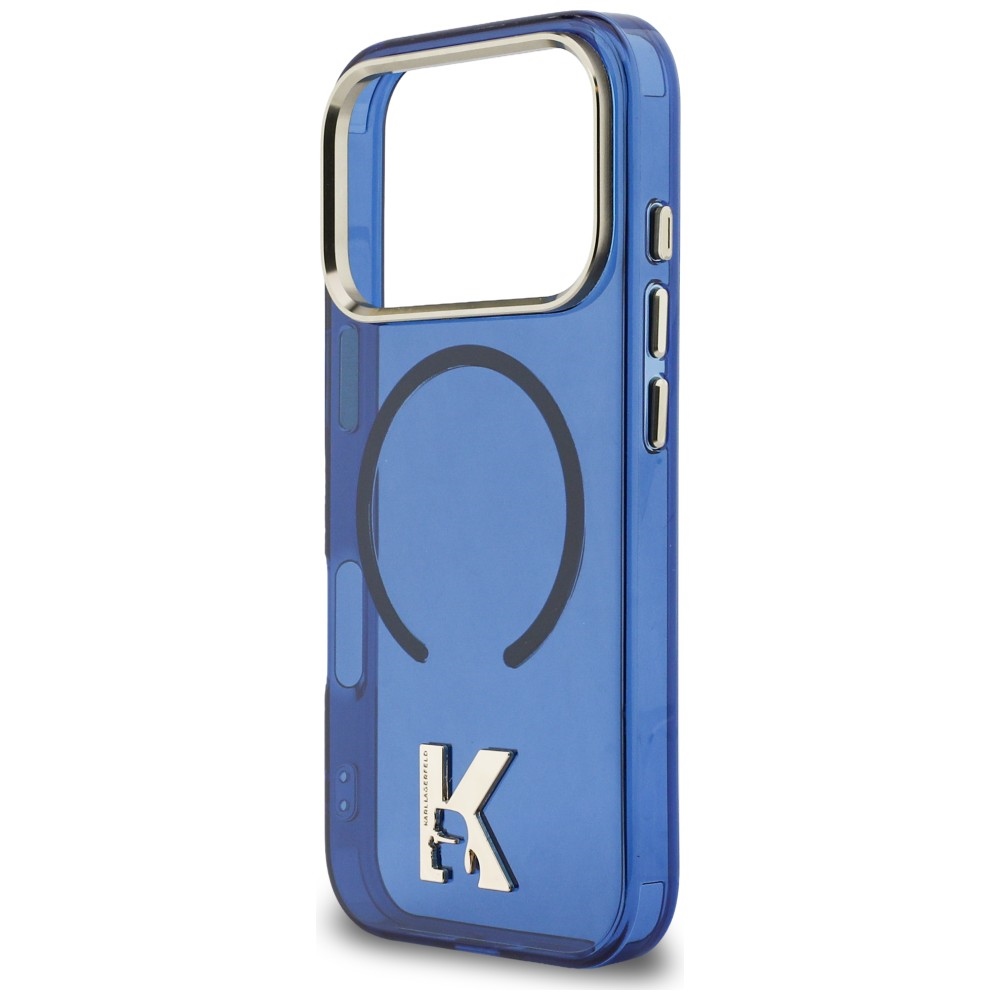iTok webáruház - Karl Lagerfeld Karl Lagerfeld IML K Head Logo MagSafe tok iPhone 17 Pro Max készülékhez (kék) 6 Karl Lagerfeld IML K Head Logo MagSafe Case for iPhone 17 Pro Max (kék)