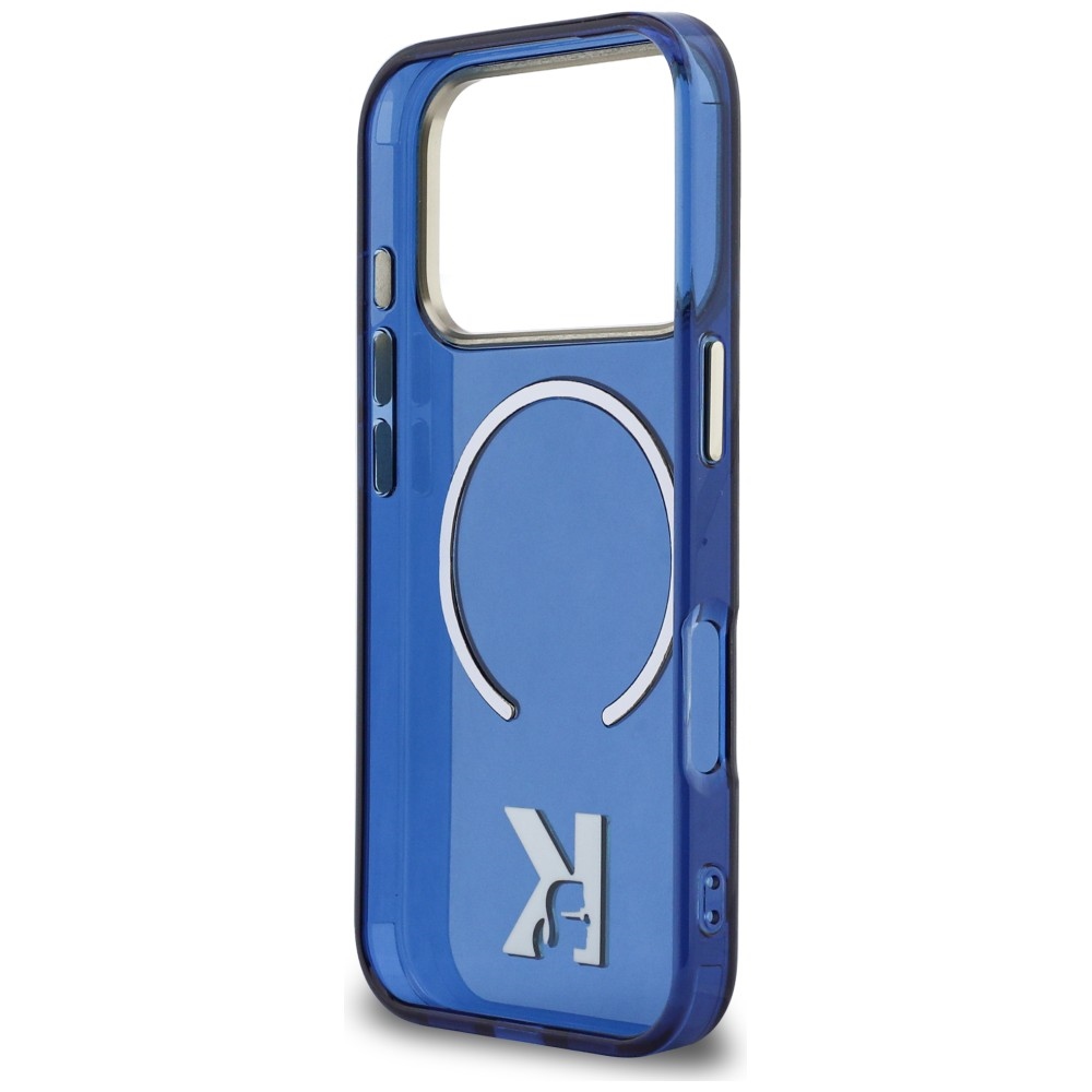 iTok webáruház - Karl Lagerfeld Karl Lagerfeld IML K Head Logo MagSafe tok iPhone 17 Pro Max készülékhez (kék) 7 Karl Lagerfeld IML K Head Logo MagSafe Case for iPhone 17 Pro Max (kék)