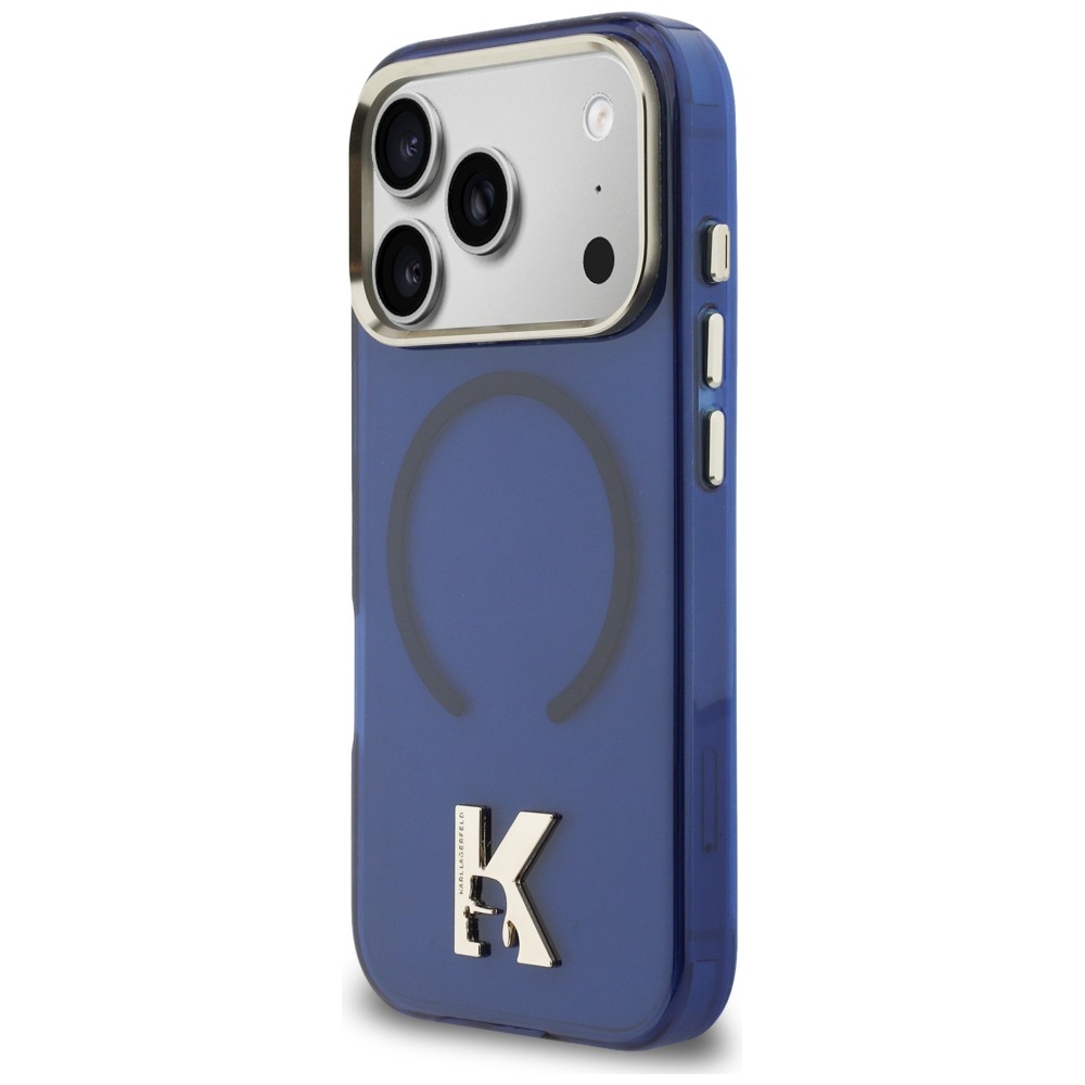 iTok webáruház - Karl Lagerfeld Karl Lagerfeld IML K Head Logo MagSafe iPhone 17 Pro tok (kék) 2 Karl Lagerfeld IML K Head Logo MagSafe Case for iPhone 17 Pro (kék)