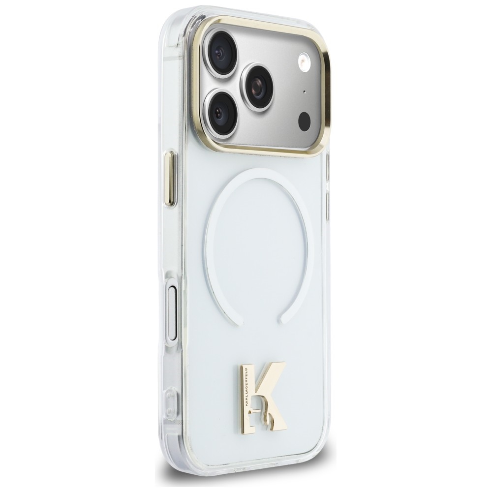 iTok webáruház - Karl Lagerfeld Karl Lagerfeld IML K Head Logo MagSafe tok iPhone 17 Pro készülékhez (átlátszó) 4 Karl Lagerfeld IML K Head Logo MagSafe Case for iPhone 17 Pro (átlátszó)