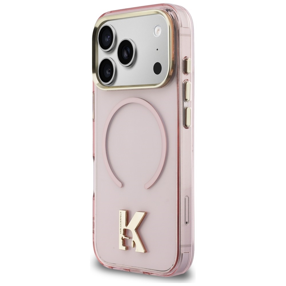 iTok webáruház - Karl Lagerfeld Karl Lagerfeld IML K Head Logo MagSafe tok iPhone 17 Pro készülékhez (rózsaszín) 2 Karl Lagerfeld IML K Head Logo MagSafe Case for iPhone 17 Pro (rózsaszín)