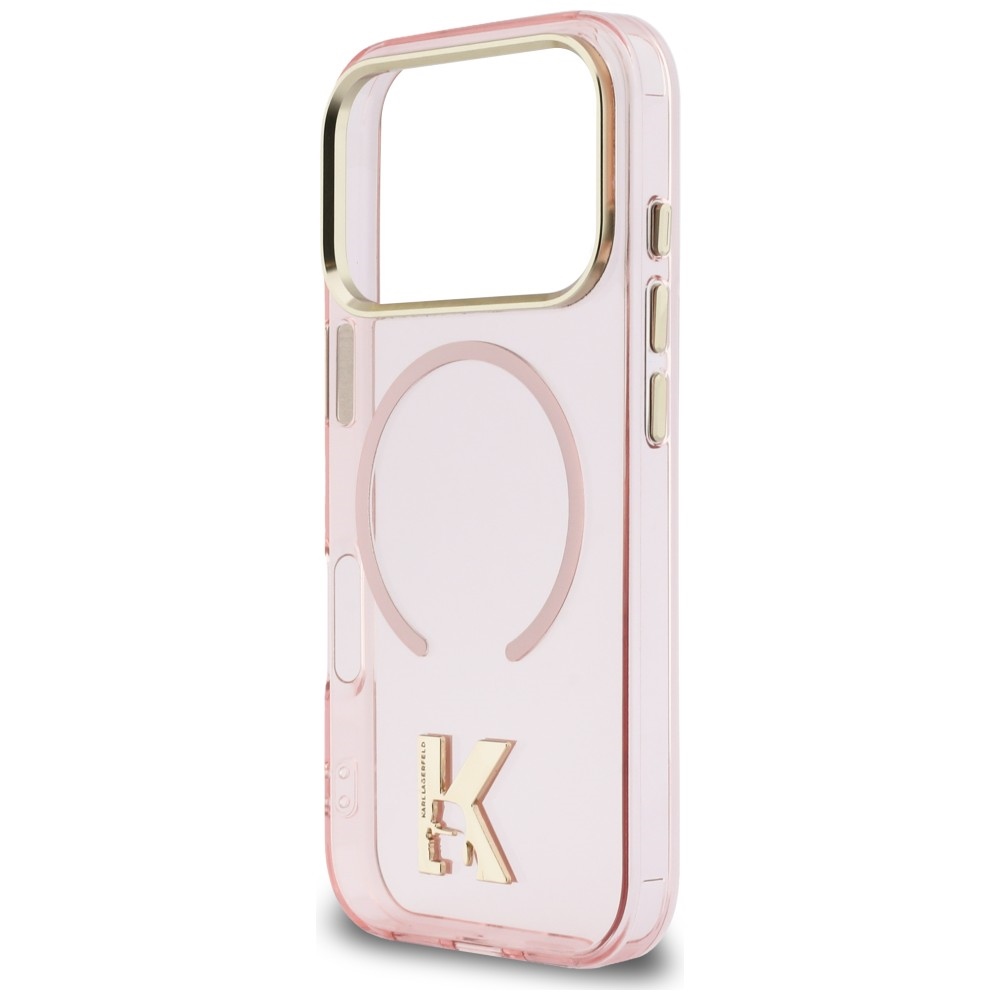 iTok webáruház - Karl Lagerfeld Karl Lagerfeld IML K Head Logo MagSafe tok iPhone 17 Pro készülékhez (rózsaszín) 6 Karl Lagerfeld IML K Head Logo MagSafe Case for iPhone 17 Pro (rózsaszín)