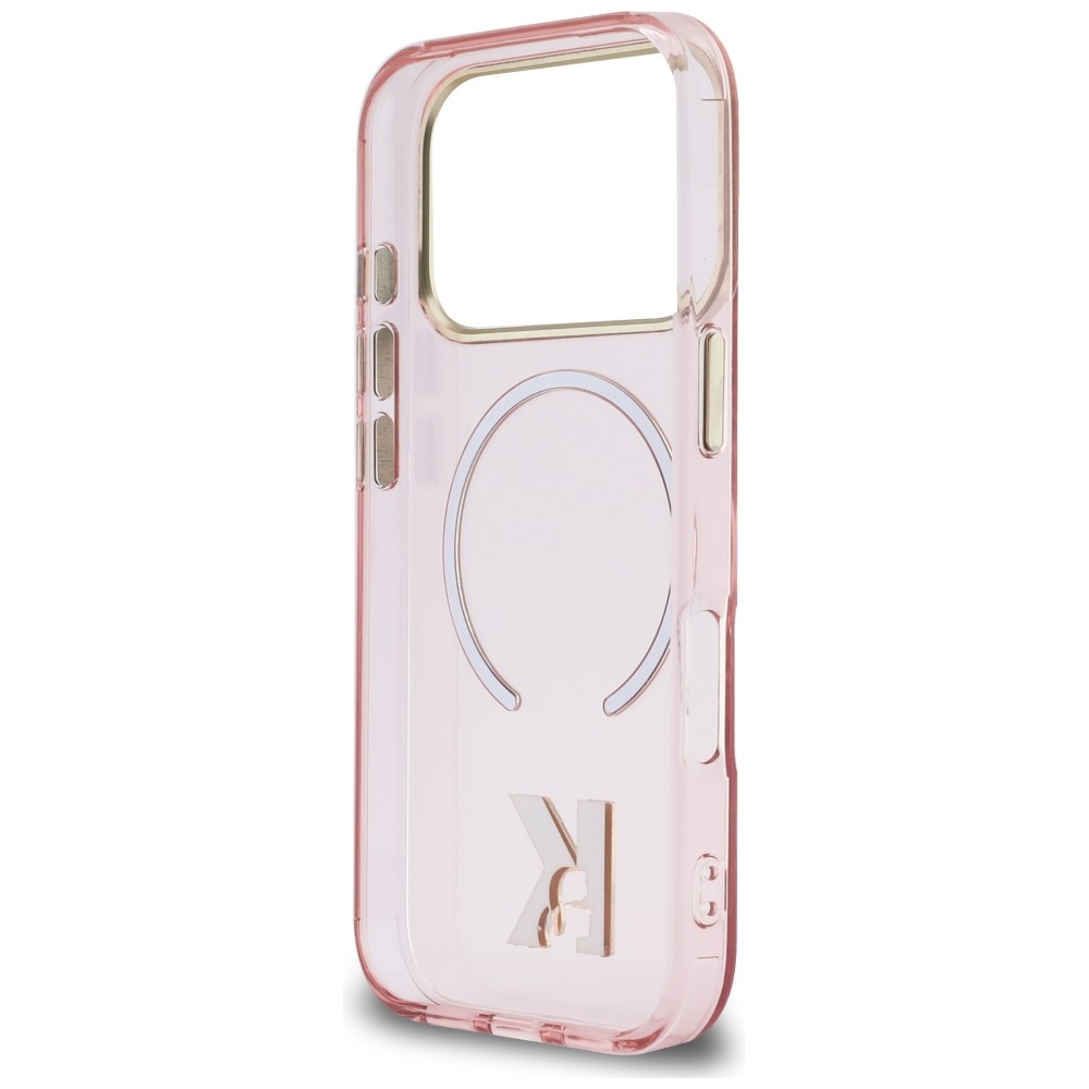 iTok webáruház - Karl Lagerfeld Karl Lagerfeld IML K Head Logo MagSafe tok iPhone 17 Pro készülékhez (rózsaszín) 7 Karl Lagerfeld IML K Head Logo MagSafe Case for iPhone 17 Pro (rózsaszín)