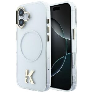 Karl Lagerfeld IML K Head Logo MagSafe tok iPhone 17-hez (átlátszó)