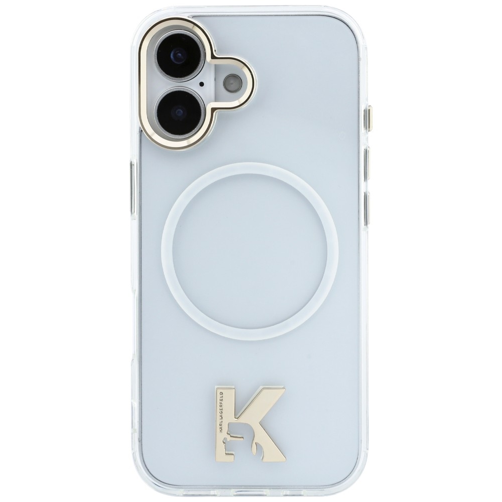 iTok webáruház - Karl Lagerfeld Karl Lagerfeld IML K Head Logo MagSafe tok iPhone 17-hez (átlátszó) 3 Karl Lagerfeld IML K Head Logo MagSafe Case for iPhone 17 (átlátszó)