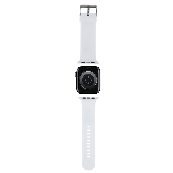 iTok webáruház - Karl Lagerfeld Karl Lagerfeld 3D Rubber Choupette Heads Apple Watch szíj 38/40/41 mm (fehér) 2 Karl Lagerfeld 3D Rubber Choupette Heads Strap for Apple Watch 38/40/41mm (fehér)