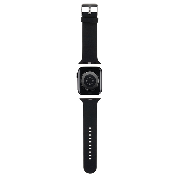 iTok webáruház - Karl Lagerfeld Karl Lagerfeld 3D Rubber Karl&Choupette Heads Apple Watch szíj 38/40/41 mm (fekete) 2 Karl Lagerfeld 3D Rubber Karl&Choupette Heads strap for Apple Watch 38/40/41mm (fekete)
