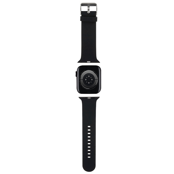 iTok webáruház - Karl Lagerfeld Karl Lagerfeld 3D Rubber Karl Head Apple Watch szíj 38/40/41 mm (fekete) 2 Karl Lagerfeld 3D Rubber Karl Head strap for Apple Watch 38/40/41mm (fekete)