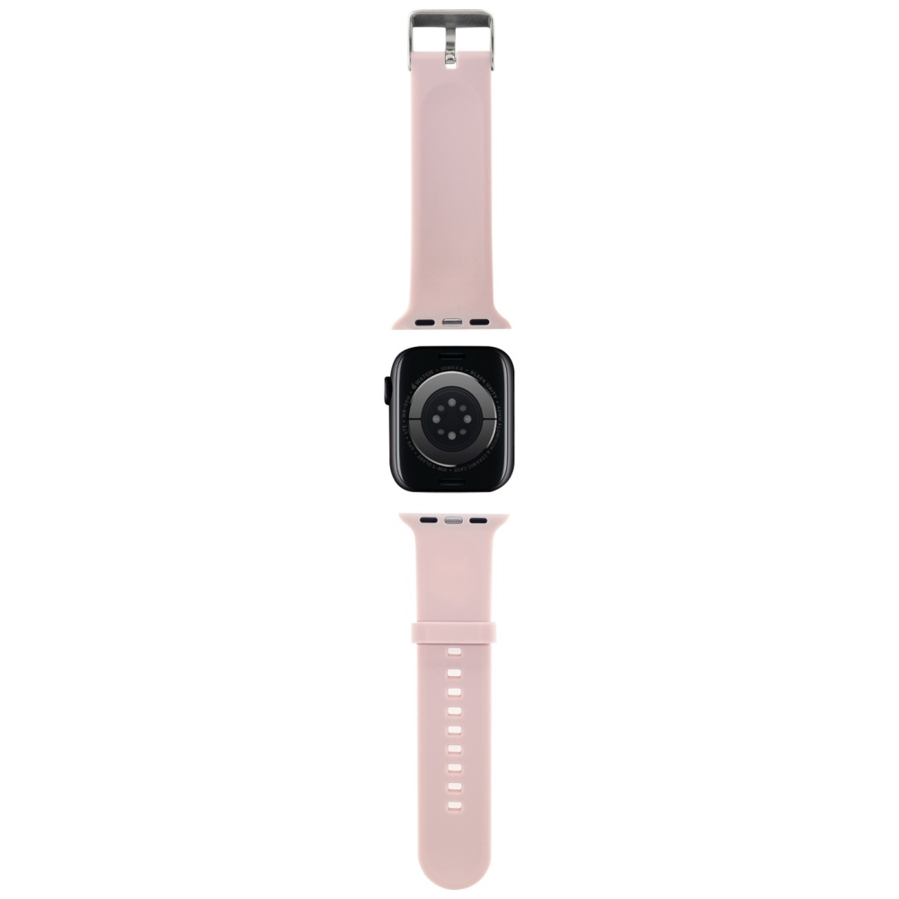 iTok webáruház - Karl Lagerfeld Karl Lagerfeld 3D Rubber Karl&Choupette Heads Apple Watch szíj 42/44/45/49 mm (rózsaszín) 2 Karl Lagerfeld 3D Rubber Karl&Choupette Heads strap for Apple Watch 42/44/45/49mm (rózsaszín)