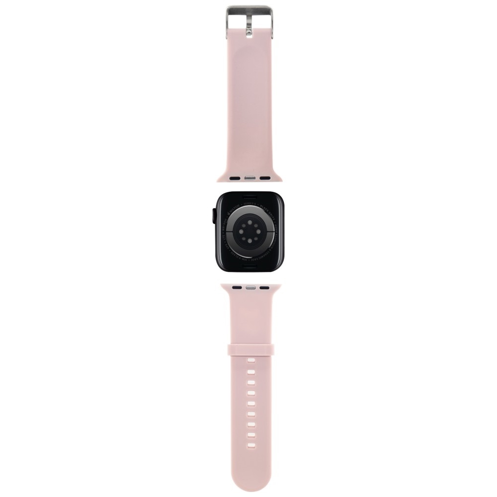 iTok webáruház - Karl Lagerfeld Karl Lagerfeld 3D Rubber Karl&Choupette Heads Apple Watch szíj 38/40/41 mm (rózsaszín) 2 Karl Lagerfeld 3D Rubber Karl&Choupette Heads strap for Apple Watch 38/40/41mm (rózsaszín)