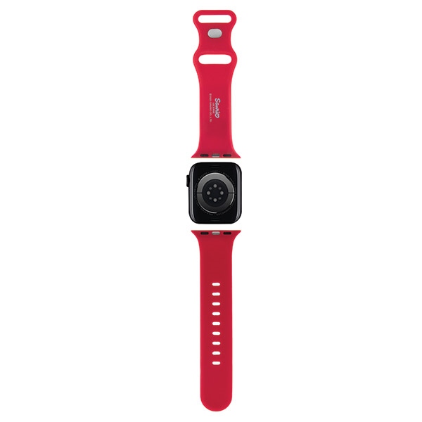 iTok webáruház - Hello Kitty Hello Kitty Silicone Kitty Head Apple Watch szíj 38/40/41 mm (piros) 2 Hello Kitty Silicone Kitty Head strap for Apple Watch 38/40/41mm (piros)