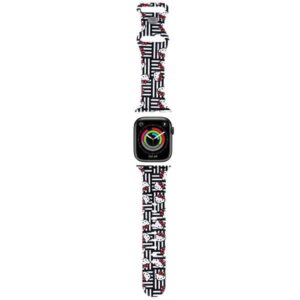 Hello Kitty Silicone Heads & Stripes Apple Watch szíj 38/40/41 mm (fekete)