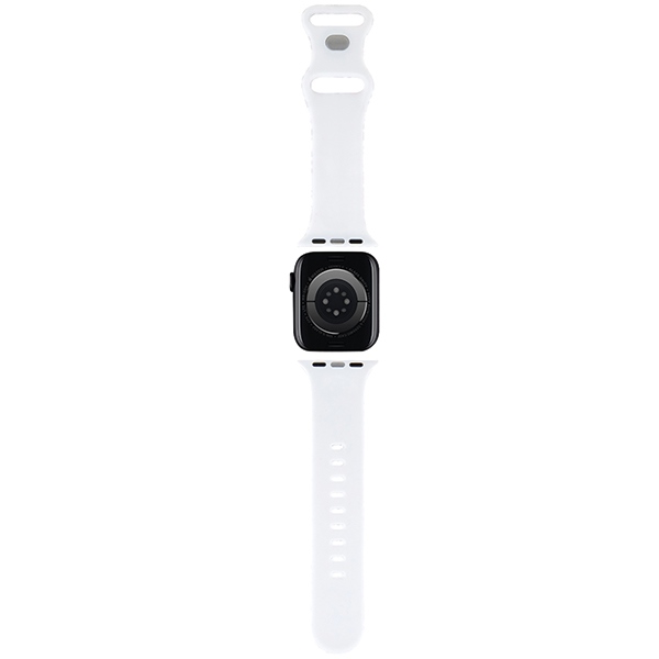 iTok webáruház - Hello Kitty Hello Kitty Silicone Heads & Stripes Apple Watch szíj 38/40/41 mm (fekete) 2 Hello Kitty Silicone Heads & Stripes Strap for Apple Watch 38/40/41mm (fekete)