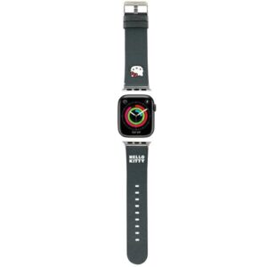 Hello Kitty Kitty Head Apple Watch szíj 38/40/41 mm (fekete)