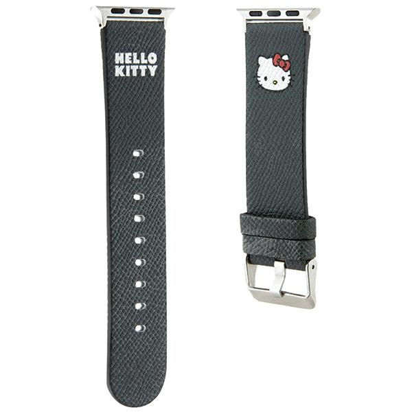 iTok webáruház - Hello Kitty Hello Kitty Kitty Head Apple Watch szíj 38/40/41 mm (fekete) 3 Hello Kitty Kitty Head strap for Apple Watch 38/40/41mm (fekete)