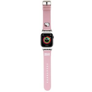 Hello Kitty Kitty Head Apple Watch óraszíj 38/40/41 mm (rózsaszín)