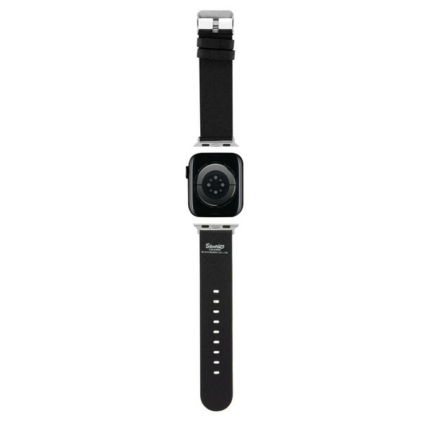 iTok webáruház - Hello Kitty Hello Kitty Heads & Bows Pattern Apple Watch szíj 38/40/41 mm (fekete) 2 Hello Kitty Heads & Bows Pattern Strap for Apple Watch 38/40/41mm (fekete)
