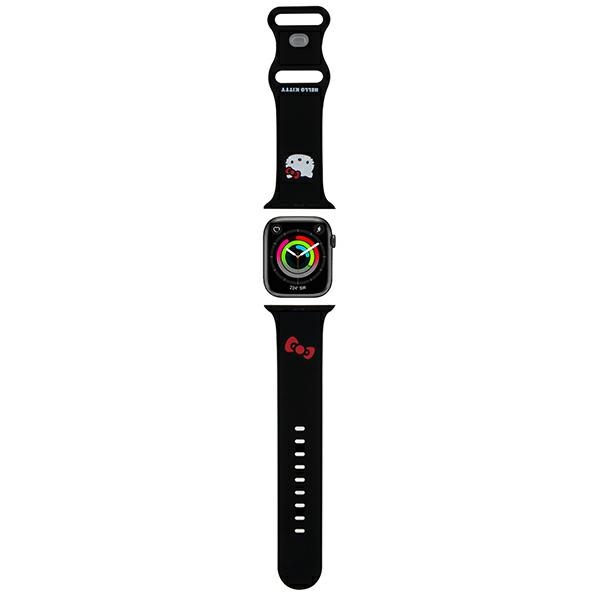 iTok webáruház - Hello Kitty Hello Kitty Silicone Kitty Head Apple Watch szíj 42/44/45/49 mm (fekete) 1 Hello Kitty Silicone Kitty Head Strap for Apple Watch 42/44/45/49mm (fekete)
