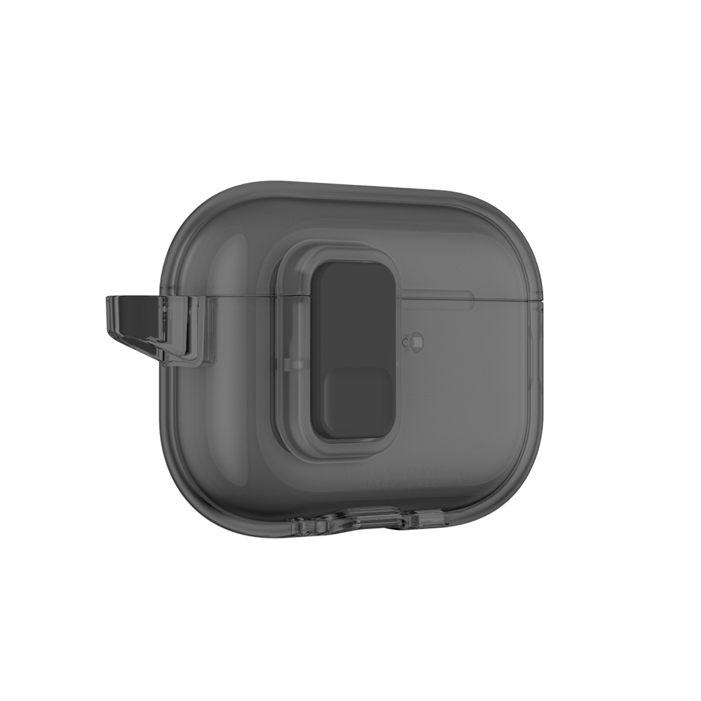 iTok webáruház - AmazingThing AmazingThing Minimal tok AirPods Pro 3-hoz (fekete) 3 AmazingThing Minimal Case for AirPods Pro 3 (fekete)