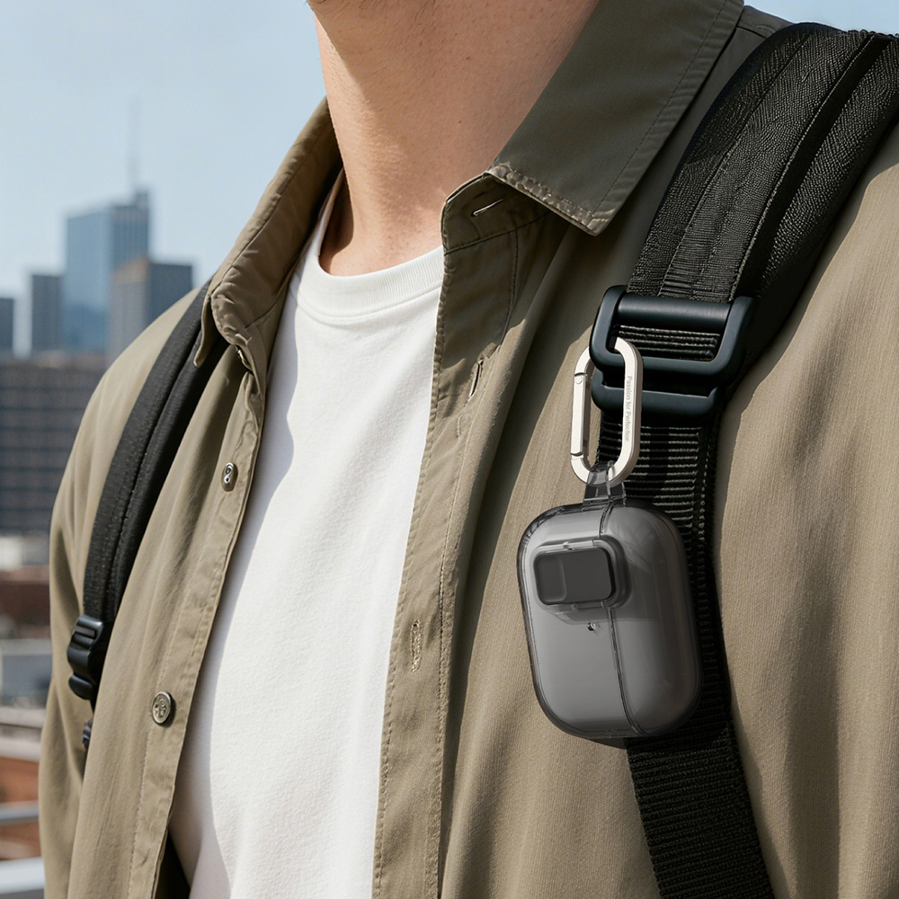 iTok webáruház - AmazingThing AmazingThing Minimal tok AirPods Pro 3-hoz (fekete) 6 AmazingThing Minimal Case for AirPods Pro 3 (fekete)
