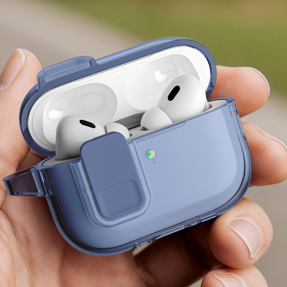 iTok webáruház - AmazingThing AmazingThing Minimal Case tok AirPods Pro 3-hoz (kék) 6 AmazingThing Minimal Case for AirPods Pro 3 (kék)