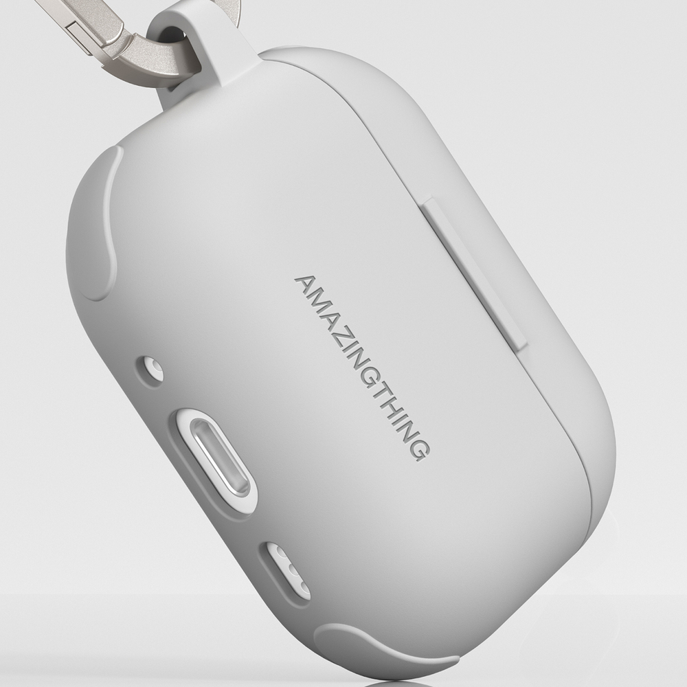 iTok webáruház - AmazingThing AmazingThing Omni Case Titan tok AirPods Pro 3-hoz (fehér) 5 AmazingThing Omni Case Titan for AirPods Pro 3 (fehér)