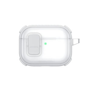 AmazingThing Titan Pro Mag átlátszó tok AirPods Pro 3-hoz (fehér)