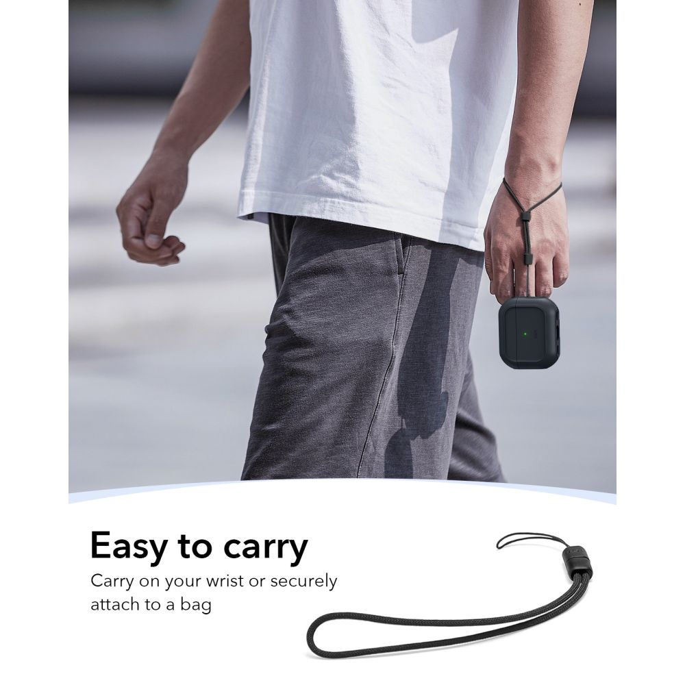 iTok webáruház - ESR ESR Orbit HaloLock MagSafe tok AirPods Pro 3-hoz (fekete) 5 ESR Orbit HaloLock MagSafe case for AirPods Pro 3 (fekete)