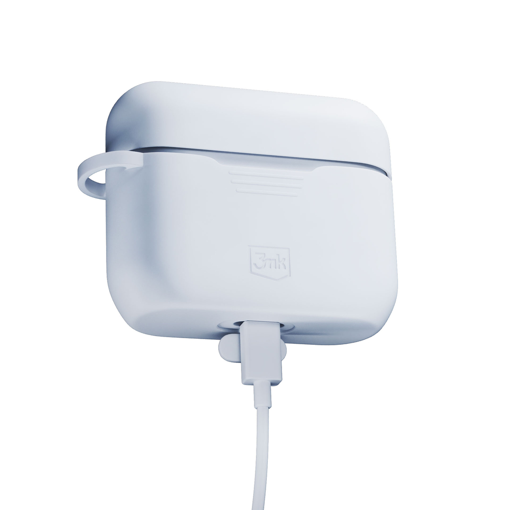 iTok webáruház - 3MK 3mk szilikon tok AirPods Pro 3-hoz (fehér) 5 3mk Silicone AirPods Case for AirPods Pro 3 (fehér)