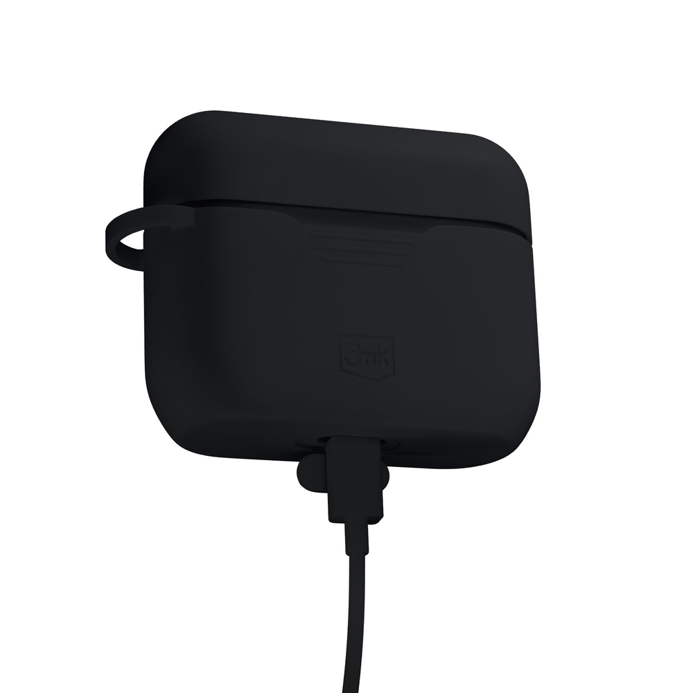 iTok webáruház - 3MK 3mk szilikon tok AirPods Pro 3-hoz (fekete) 6 3mk Silicone AirPods Case for AirPods Pro 3 (fekete)