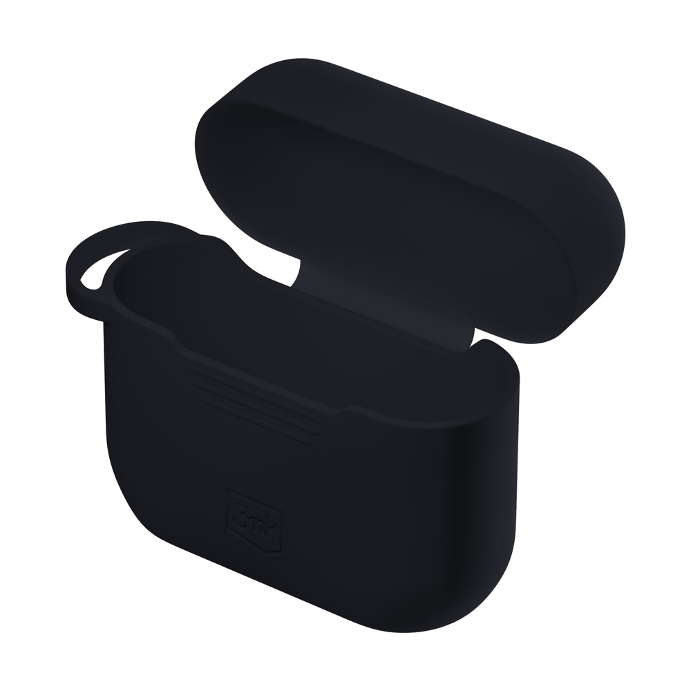 iTok webáruház - 3MK 3mk szilikon tok AirPods Pro 3-hoz (fekete) 7 3mk Silicone AirPods Case for AirPods Pro 3 (fekete)