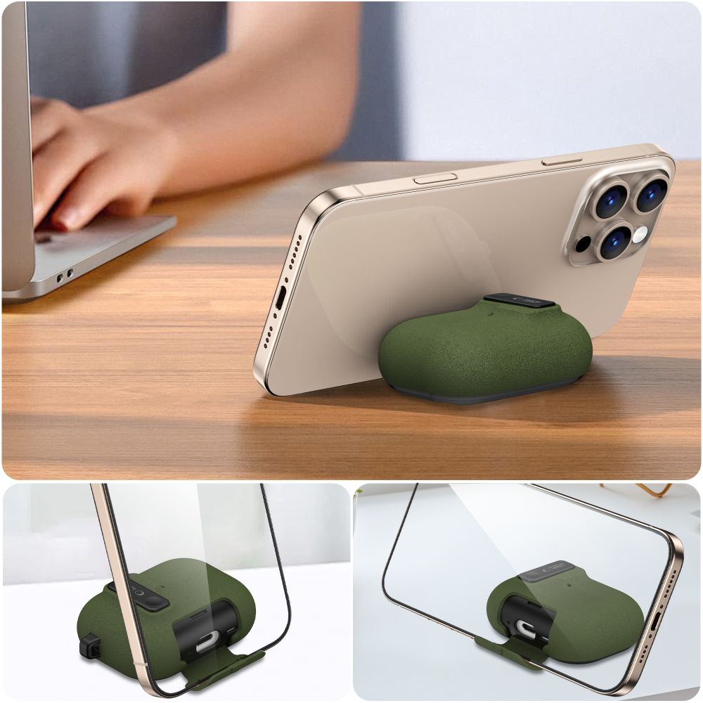 iTok webáruház - Tech-Protect Tech-Protect Slim Hook tok AirPods Pro 3-hoz (zöld) 8 Tech-Protect Slim Hook Case for AirPods Pro 3 (zöld)