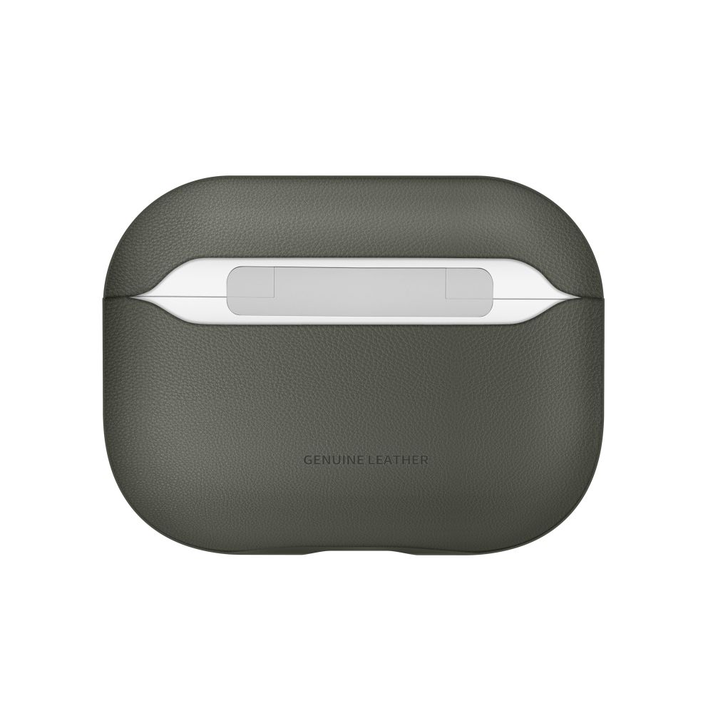 iTok webáruház - Tech-Protect Tech-Protect NaturalFit AirPods Pro 3 bőrtok (zöld) 3 Tech-Protect NaturalFit Case for AirPods Pro 3 (zöld)