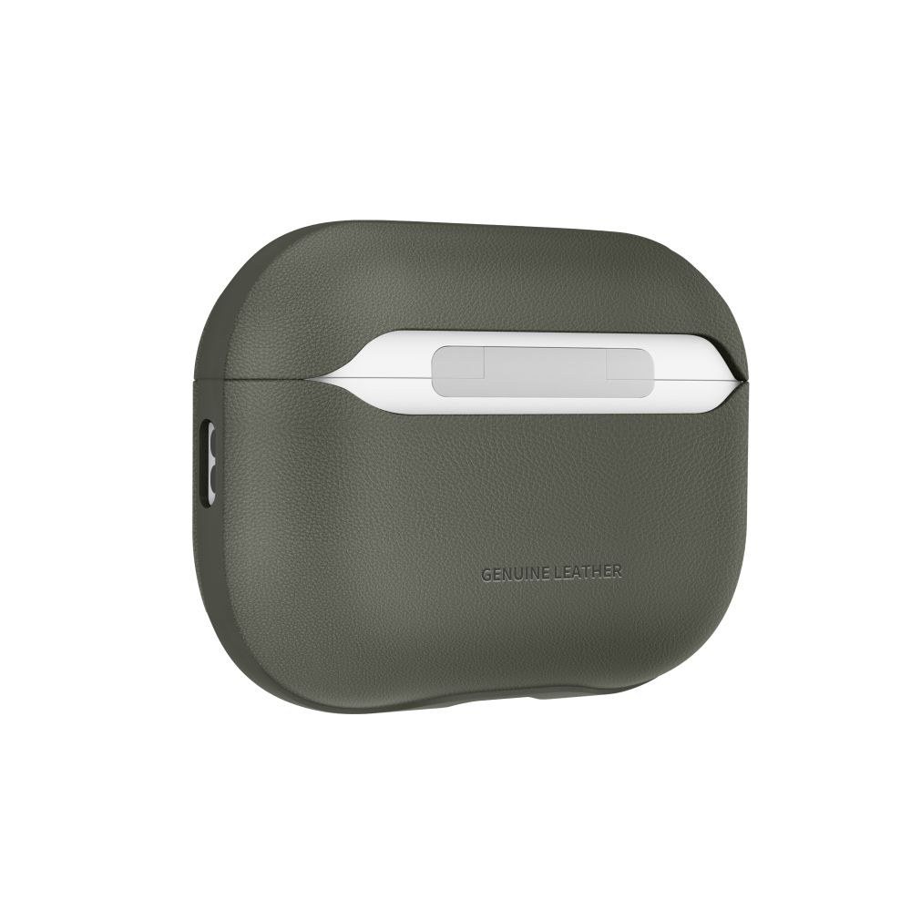 iTok webáruház - Tech-Protect Tech-Protect NaturalFit AirPods Pro 3 bőrtok (zöld) 4 Tech-Protect NaturalFit Case for AirPods Pro 3 (zöld)