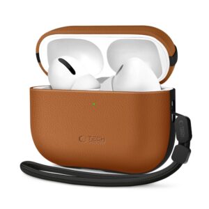 Tech-Protect NaturalFit bőrtok AirPods Pro 3-hoz (barna)