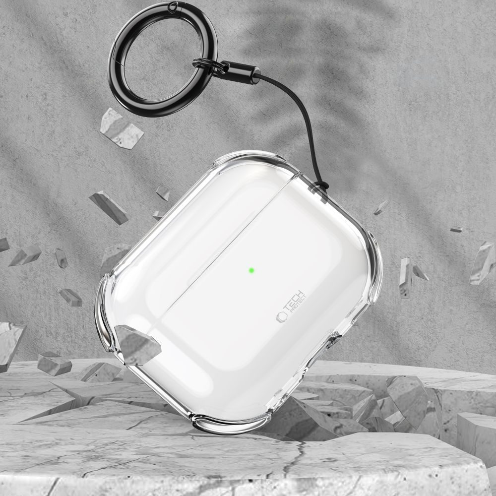 iTok webáruház - Tech-Protect Tech-Protect Bounce tok AirPods Pro 3-hoz (átlátszó) 6 Tech-Protect Bounce Case for AirPods Pro 3 (átlátszó)