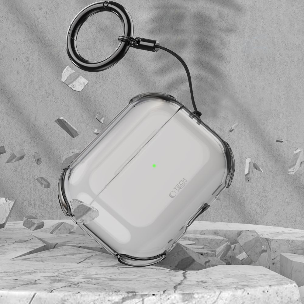 iTok webáruház - Tech-Protect Tech-Protect Bounce tok AirPods Pro 3-hoz, áttetsző 6 Tech-Protect Bounce Case for AirPods Pro 3 - Translucent