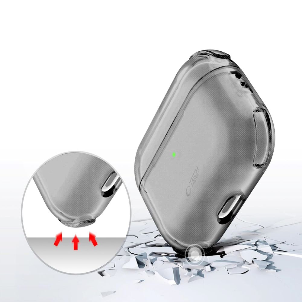 iTok webáruház - Tech-Protect Tech-Protect Bounce tok AirPods Pro 3-hoz, áttetsző 7 Tech-Protect Bounce Case for AirPods Pro 3 - Translucent