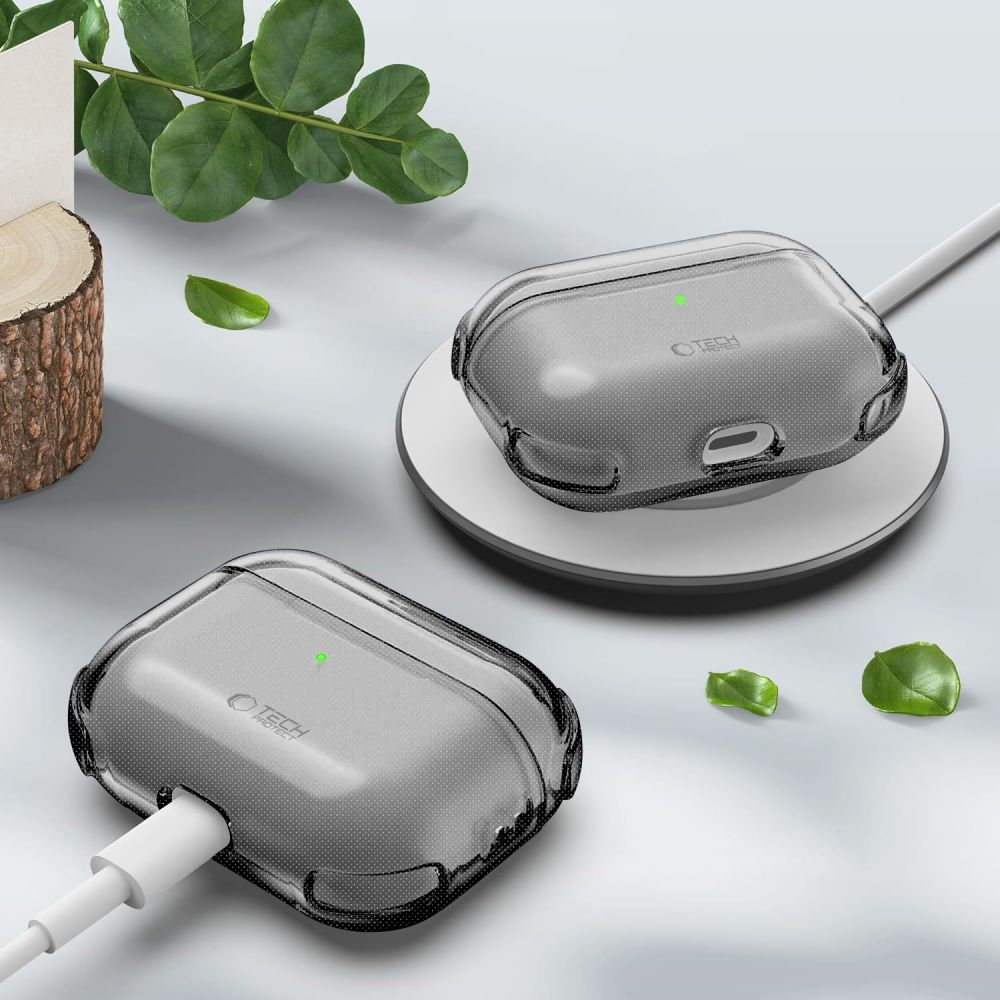 iTok webáruház - Tech-Protect Tech-Protect Bounce tok AirPods Pro 3-hoz, áttetsző 8 Tech-Protect Bounce Case for AirPods Pro 3 - Translucent