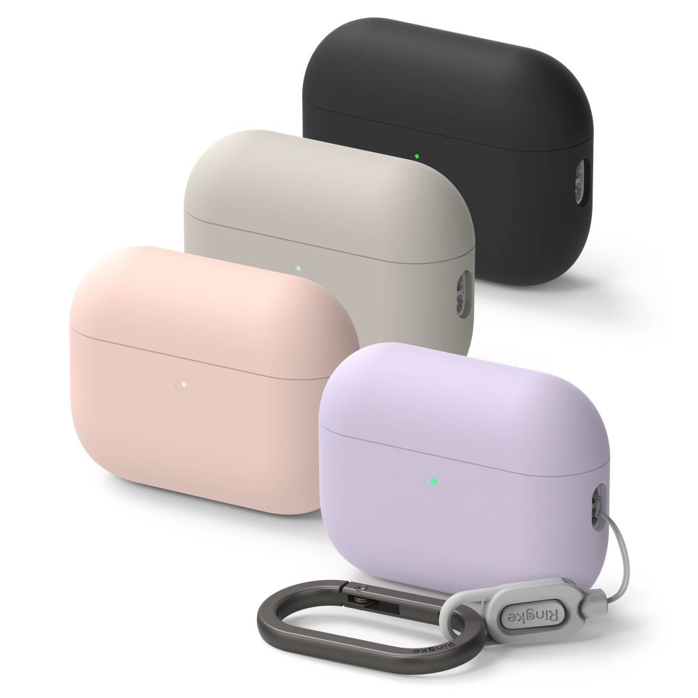 iTok webáruház - Ringke Ringke Silicone Case tok AirPods Pro 3-hoz (lila) 2 Ringke Silicone Case for AirPods Pro 3 (lila)