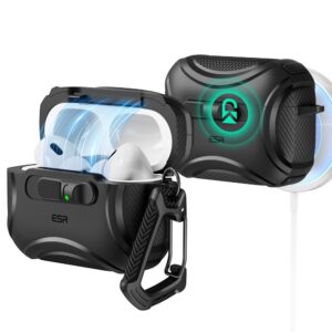 ESR Cyber FlickLock MagSafe tok AirPods Pro 3-hoz (fekete)