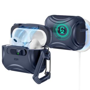 ESR Cyber FlickLock MagSafe tok AirPods Pro 3-hoz (sötétkék)