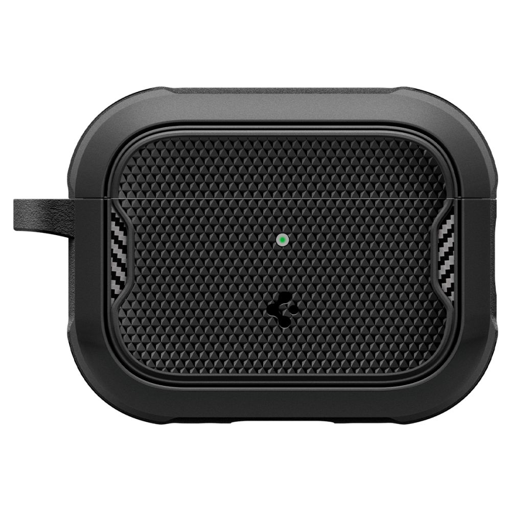 iTok webáruház - Spigen Spigen Core Armor tok AirPods Pro 3-hoz (fekete) 2 Spigen Core Armor Case for AirPods Pro 3 (fekete)