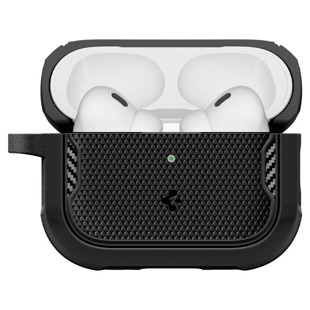 iTok webáruház - Spigen Spigen Core Armor tok AirPods Pro 3-hoz (fekete) 3 Spigen Core Armor Case for AirPods Pro 3 (fekete)