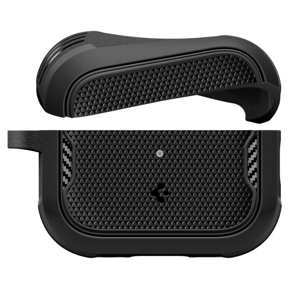 iTok webáruház - Spigen Spigen Core Armor tok AirPods Pro 3-hoz (fekete) 4 Spigen Core Armor Case for AirPods Pro 3 (fekete)