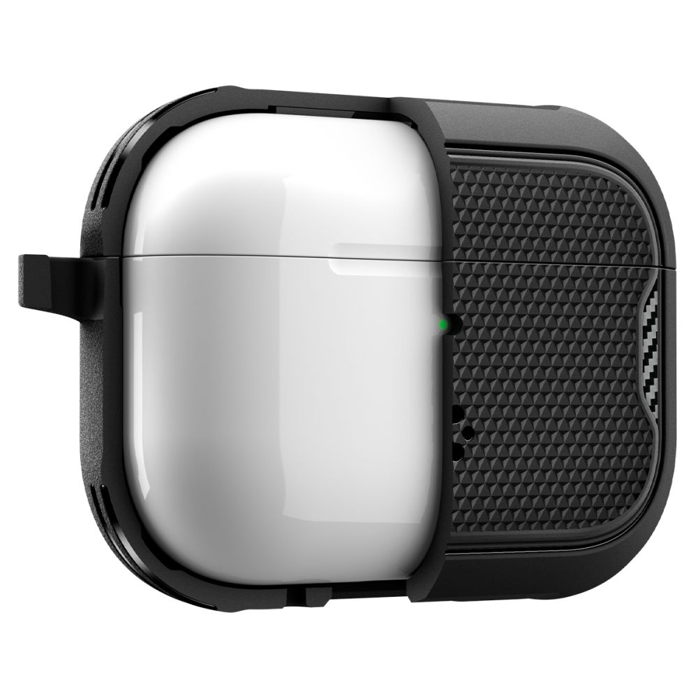 iTok webáruház - Spigen Spigen Core Armor tok AirPods Pro 3-hoz (fekete) 7 Spigen Core Armor Case for AirPods Pro 3 (fekete)