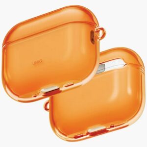 Uniq Glase tok AirPods Pro 3-hoz (narancssárga)