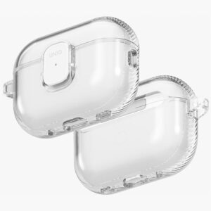 Uniq Glase Pro Lock Case tok AirPods Pro 3 készülékhez (átlátszó)