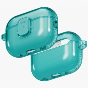 Uniq Glase Pro Lock Case tok AirPods Pro 3-hoz (átlátszó kék)