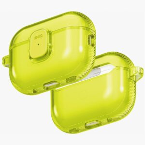 Uniq Glase Pro Lock Case tok AirPods Pro 3-hoz (áttetsző sárga)